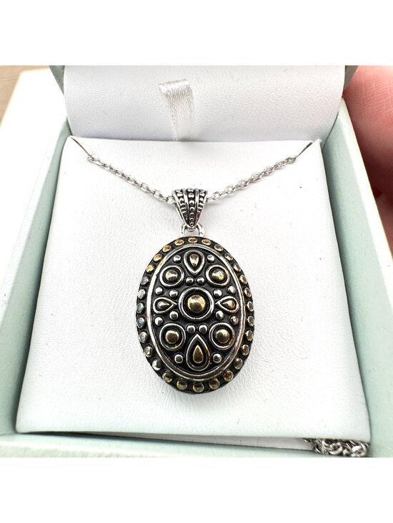 Contessa Di Capri Jewelry - Conetessa Di Capri Womens Necklace Sterling Silver Pendant New In Box